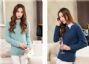 korean women sleeve head bottoming sweaters short section of loo